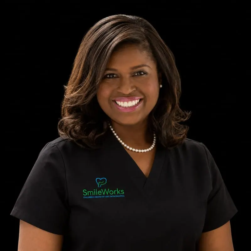 Dr. Safiya Smith, board-certified pediatric dentist at SmileWorks